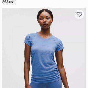 Lululemon Swiftly Tech Light Gray Short Sleeve Shirt